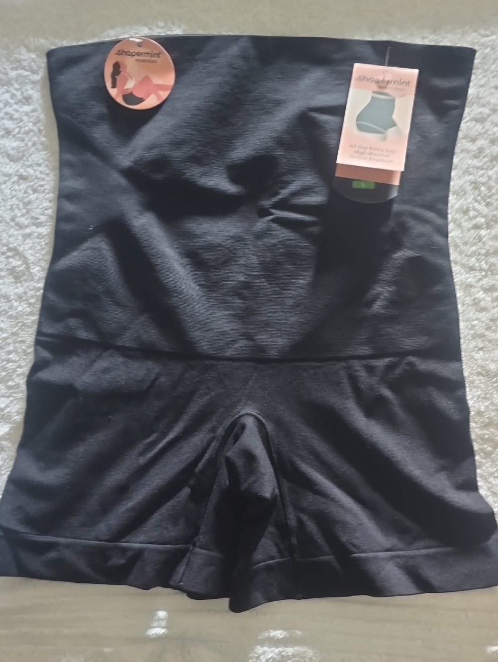 Shapermint High-Waist Black Shaping Shorts